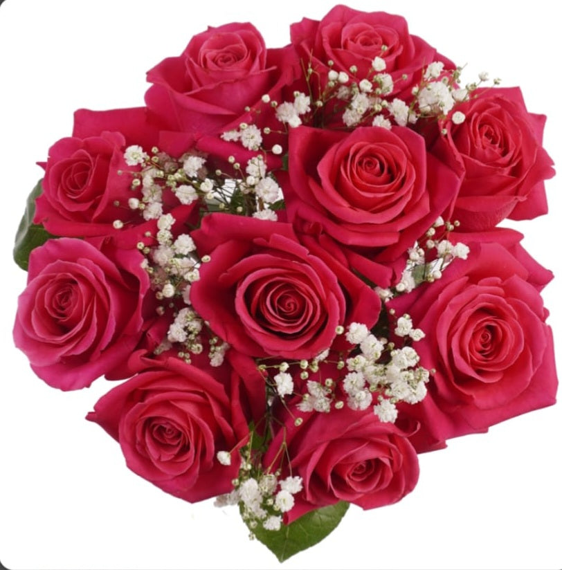 Ramo 10 rosas30